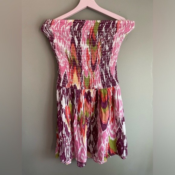 Anthropologie Pink and Purple Textured Dress - Picture 9 of 9